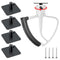 Lot de 4 crochets de rangement pour accessoires de mixeur KitchenAid